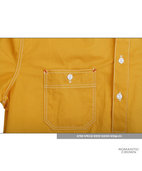 ROMANTIC CROWN（ロマンティッククラウン）の「GOOD LIFE SOUTIEN COLLAR SHIRT_YELLOW（その他・メンズ・기타）」の12枚目の写真
