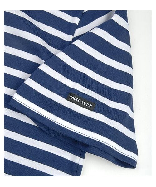 SAINT JAMES(セントジェームス)の「Levant短袖條紋棉T(その他・メンズ・白紅/白藍/黑白)」の10枚目の写真