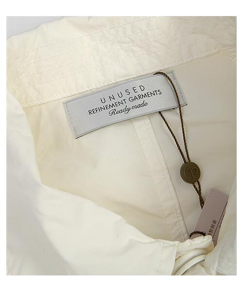 UNUSED（アンユーズド）の「空氣感COACH JACKET（その他・メンズ・白）」の2枚目の写真