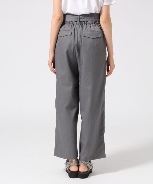 HARE（ハレ）の「フトベルトワイドタックパンツ（パンツ・レディース・ブラック09/ライトグレー15・ＦREE）」の8枚目の写真