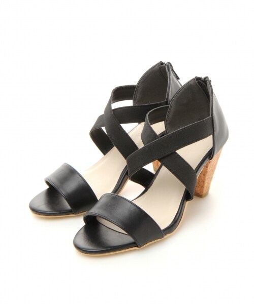 BLISS POINT Womens（ブリスポイント ウイメンズ）の「クロスゴムサンダル75（シューズ・レディース・ホワイト02/ブラック09/シルバー19・M(23～23.5cm)/L(24～24.5cm)）」の4枚目の写真