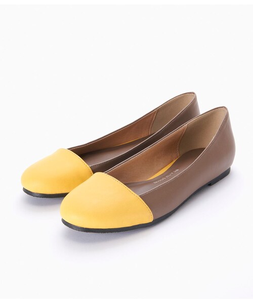 PEACH JOHN（ピーチジョン）の「ＰＪ／ふっかふかストレートラインバレエ（シューズ・レディース・ブラック/ホワイトＢＫ/グレーＢＬ/ストライプ/ベージュYE・S/M/L）」の5枚目の写真