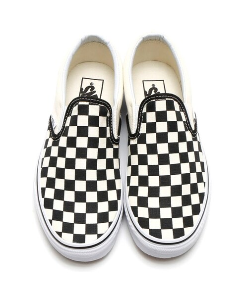 VANS(バンズ)の「VANS Classic Slip-On【5月上旬入荷予定】(シューズ・メンズ・チェック・22.0cm/22.5cm/23.0cm/23.5cm/24.0cm/24.5cm/25.0cm/25.5cm/26.0cm/26.5cm/27.0cm/27.5cm/28.0cm)」の3枚目の写真