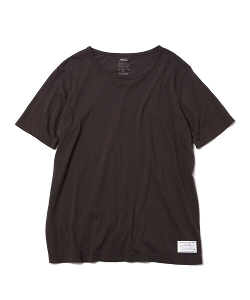 VIRGOwearworks(ヴァルゴウェアワークス)の「Refinement T無地カットソー(トップス・メンズ・WHITE/KHAKI/PURPLE/NAVY/BLACK・1/2/3/4)」の7枚目の写真