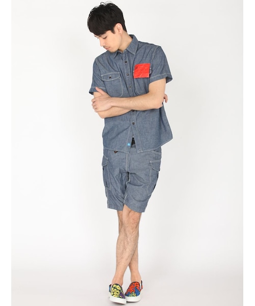 BEAVER（ビーバー）の「WT×KATO×B1 cargo s/pt（パンツ・メンズ・BLUE・S/M/L）」の8枚目の写真