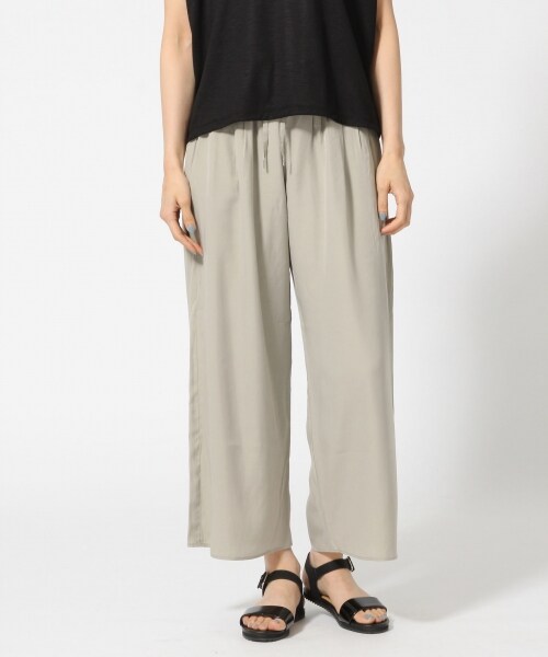 LEPSIM（レプシィム）の「ＴＲデシンワイドパンツ（パンツ・レディース・ドット09/グレージュ12/ネイビー88・Ｍ/Ｌ）」の2枚目の写真