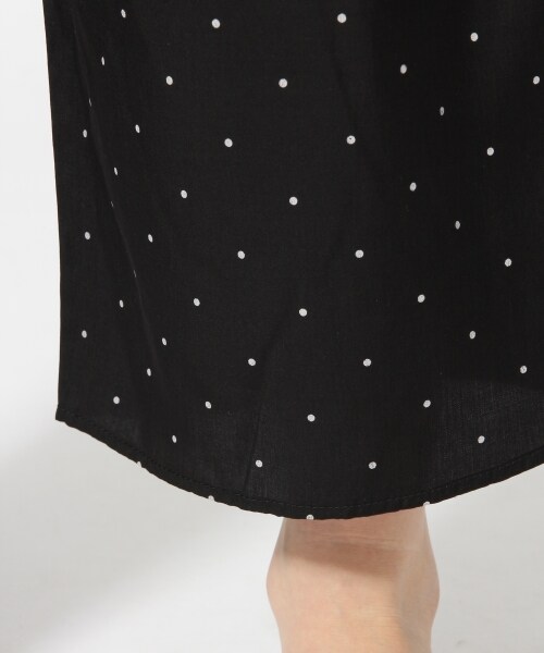 LEPSIM（レプシィム）の「ＴＲデシンワイドパンツ（パンツ・レディース・ドット09/グレージュ12/ネイビー88・Ｍ/Ｌ）」の11枚目の写真