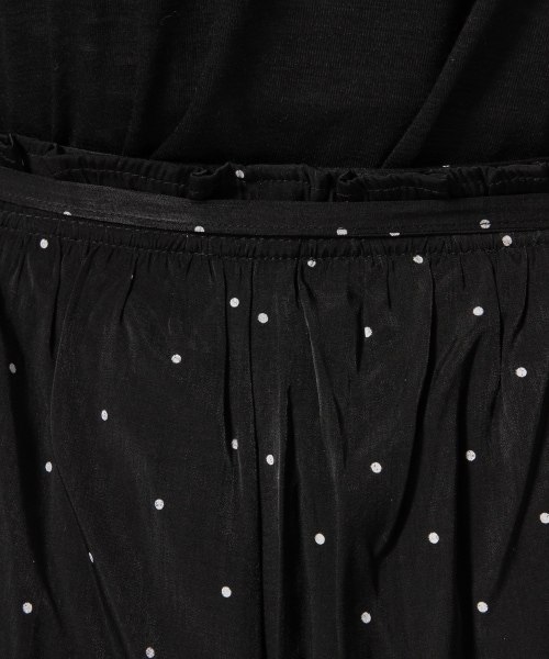 LEPSIM（レプシィム）の「ＴＲデシンワイドパンツ（パンツ・レディース・ドット09/グレージュ12/ネイビー88・Ｍ/Ｌ）」の12枚目の写真