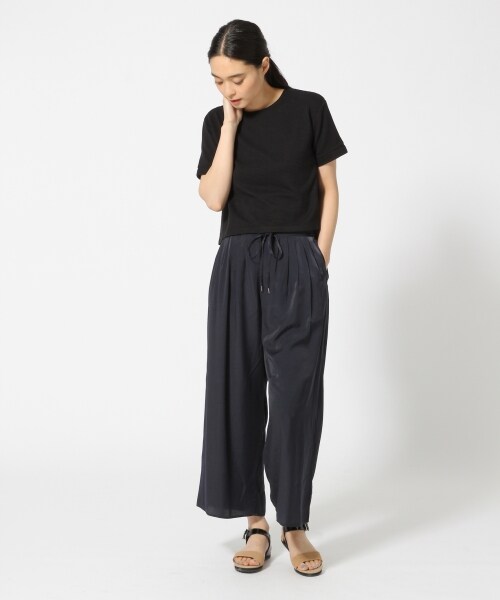 LEPSIM（レプシィム）の「ＴＲデシンワイドパンツ（パンツ・レディース・ドット09/グレージュ12/ネイビー88・Ｍ/Ｌ）」の6枚目の写真