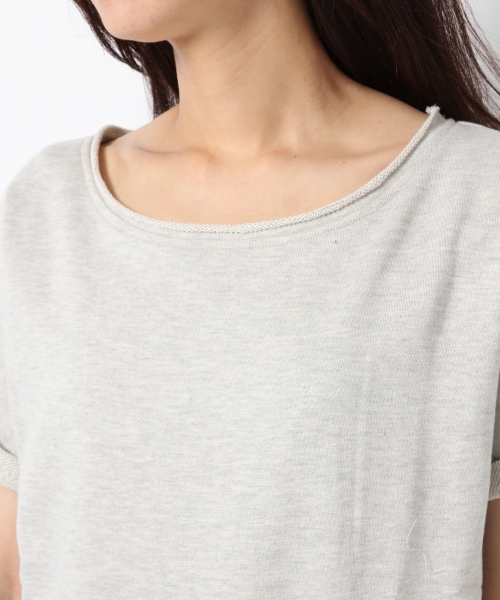 BLISS POINT Womens（ブリスポイント ウイメンズ）の「ウラケストタックボートネックプルオーバー（トップス・レディース・ホワイト05/ブラック09/ベージュ15・FREE SIZE）」の10枚目の写真