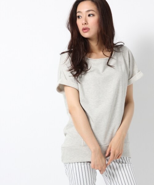 BLISS POINT Womens（ブリスポイント ウイメンズ）の「ウラケストタックボートネックプルオーバー（トップス・レディース・ホワイト05/ブラック09/ベージュ15・FREE SIZE）」の3枚目の写真