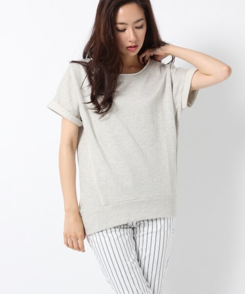 BLISS POINT Womens（ブリスポイント ウイメンズ）の「ウラケストタックボートネックプルオーバー（トップス・レディース・ホワイト05/ブラック09/ベージュ15・FREE SIZE）」の7枚目の写真