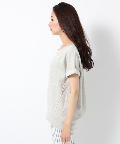 BLISS POINT Womens（ブリスポイント ウイメンズ）の「ウラケストタックボートネックプルオーバー（トップス・レディース・ホワイト05/ブラック09/ベージュ15・FREE SIZE）」の8枚目の写真