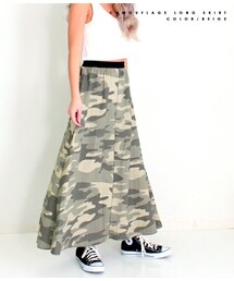ANAP（アナップ）の「迷彩柄ロングスカート（）」 - WEAR