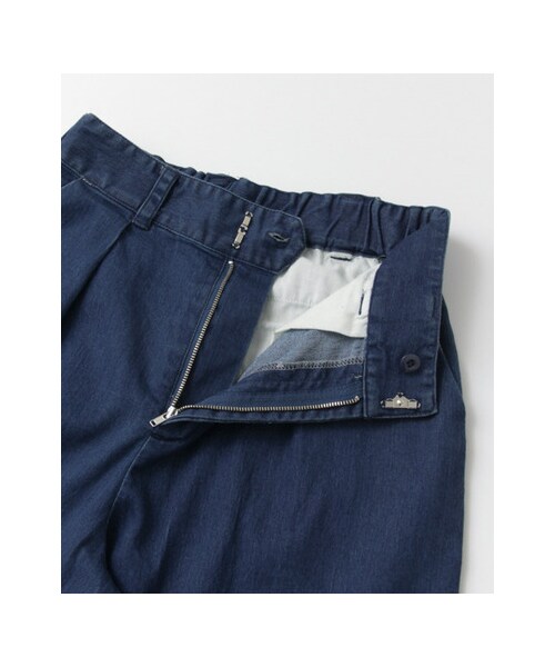 KBF（ケイビーエフ）の「クロップドワイドデニム（パンツ・レディース・INDIGO/BLUE・one）」の11枚目の写真