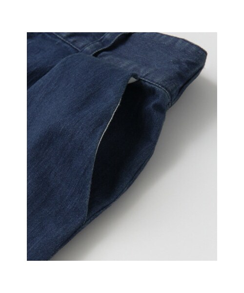 KBF（ケイビーエフ）の「クロップドワイドデニム（パンツ・レディース・INDIGO/BLUE・one）」の12枚目の写真