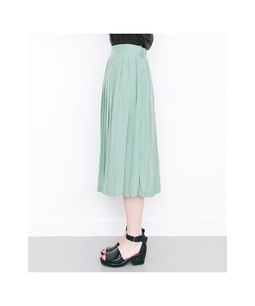 KBF（ケイビーエフ）の「プリーツスカート（スカート・レディース・L/BLUE/OFF/BLACK・one）」の8枚目の写真