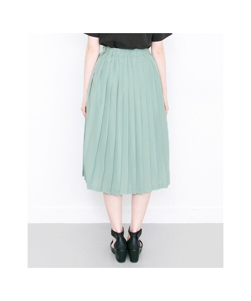 KBF（ケイビーエフ）の「プリーツスカート（スカート・レディース・L/BLUE/OFF/BLACK・one）」の9枚目の写真