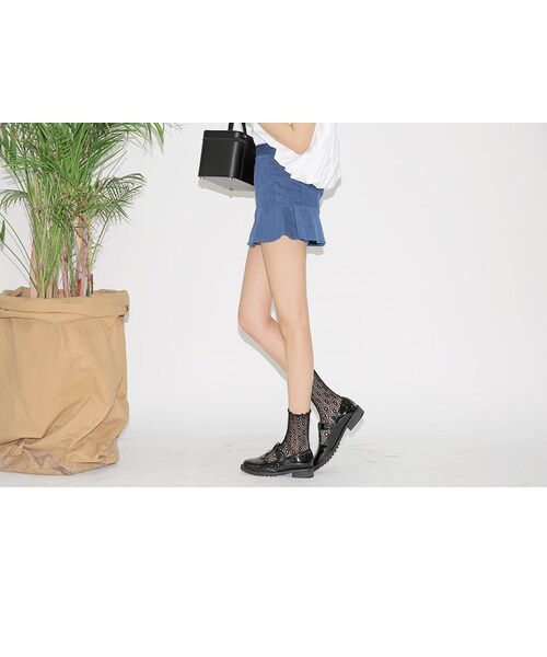 STYLENANDA(スタイルナンダ)の「デニムミニマーメイドスカパン(その他・レディース・ブラック/ブルー・フリーサイズ)」の11枚目の写真