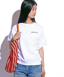 AMERICANA（アメリカーナ）の「リヨセル裏毛半袖スウェット（）」 - WEAR