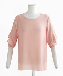 DHOLIC | バックフリルシースルーブラウス(シャツ/ブラウス)