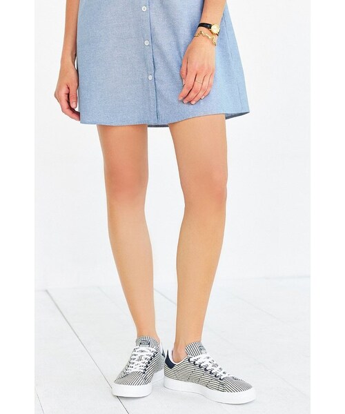 adidas（アディダス）の「Adidas Stan Smith Stripe Sneaker（スニーカー・レディース・BLUE MULTI・W 8/M 7）」の2枚目の写真