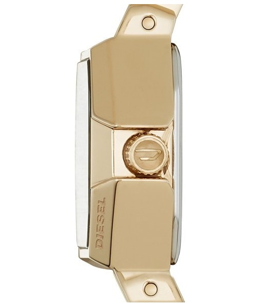 DIESEL（ディーゼル）の「DIESEL® 'Z Back Up' Iridescent Crystal Leather Wrap Watch, 23mm（アナログ腕時計・レディース・Metallic Gold/ Black）」の3枚目の写真