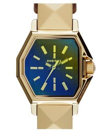 DIESEL | DIESEL® 'Z Back Up' Iridescent Crystal Leather Wrap Watch, 23mm(アナログ腕時計)