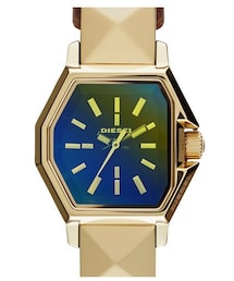 DIESEL | DIESEL® 'Z Back Up' Iridescent Crystal Leather Wrap Watch, 23mm(アナログ腕時計)