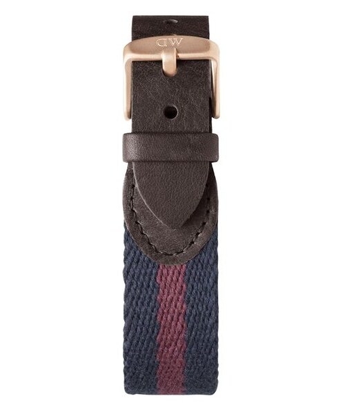 Daniel Wellington（ダニエルウェリントン）の「Daniel Wellington 'Grace' 18mm Mixed Media Watch Strap（アナログ腕時計・レディース・Blue/ Burgundy/ Rose Gold）」の2枚目の写真