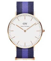Daniel Wellington | Daniel Wellington 'Classic Swansea' Round NATO Strap Watch, 36mm(アナログ腕時計)
