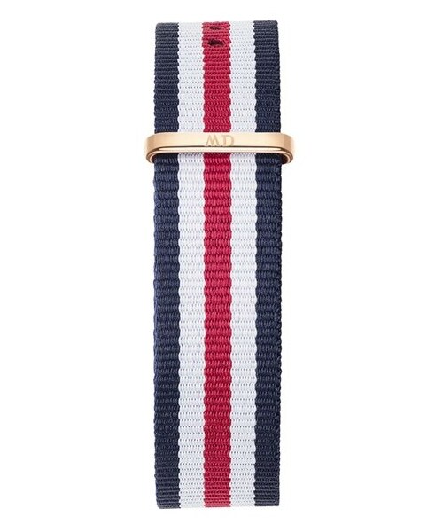 Daniel Wellington（ダニエルウェリントン）の「Daniel Wellington 'Classic Canterbury' NATO Strap Watch, 40mm（アナログ腕時計・レディース・Red/ White/ Blue/ Rose Gold）」の4枚目の写真