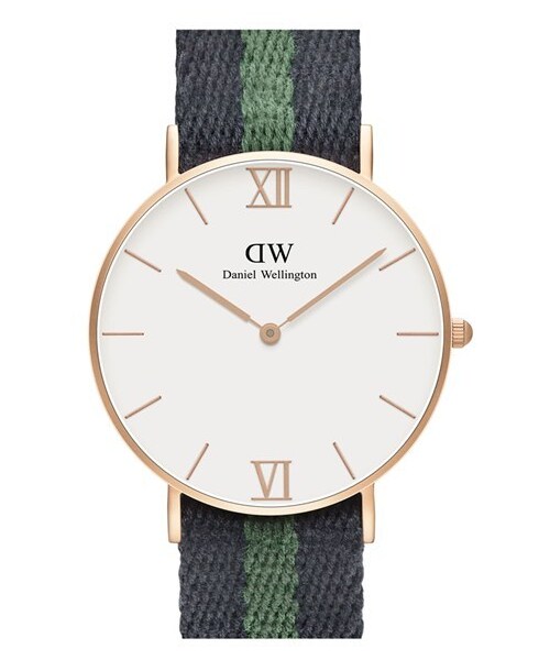 Daniel Wellington（ダニエルウェリントン）の「Daniel Wellington 'Grace Warwick' Mixed Strap Watch, 36mm（アナログ腕時計・レディース・Blue/ Green/ Rose Gold）」の3枚目の写真