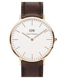 Daniel Wellington | Daniel Wellington 'Classic Bristol' Leather Strap Watch, 40mm(アナログ腕時計)