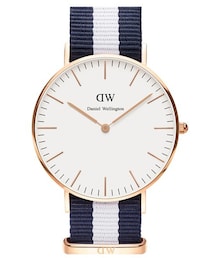 Daniel Wellington | Daniel Wellington 'Classic Glasgow' Round NATO Strap Watch, 36mm(アナログ腕時計)