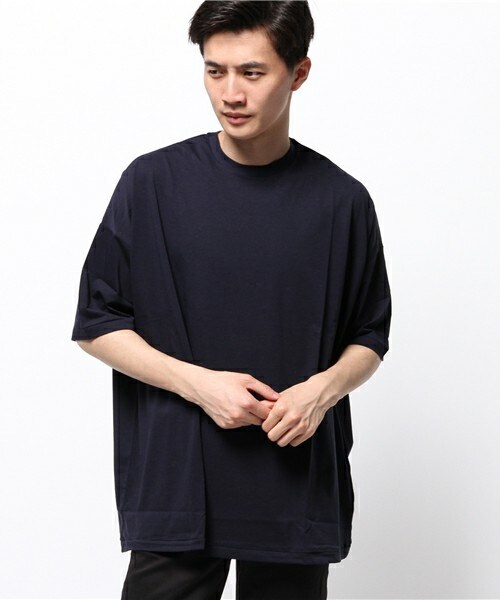 JOHN LAWRENCE SULLIVAN（ジョンローレンスサリバン）の「JOHN LAWRENCE SULLIVAN クル-ビックTシャツ（Tシャツ/カットソー・メンズ・ホワイト/ブラック/ネイビー・FREE）」の3枚目の写真