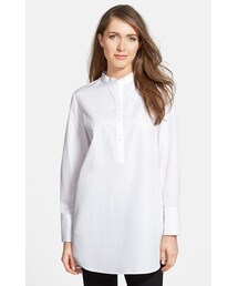 Nordstrom | Nordstrom Collection Cotton Poplin Tunic Shirt(シャツ/ブラウス)