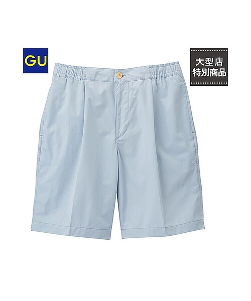 GU(ジーユー)の「(GU)コットンナイロンイージーショーツ(MEN ⁄ ショートパンツ・ハーフパンツ・メンズ・PINK/NAVY/BLUE/BEIGE・L/M/XL/S)」の4枚目の写真