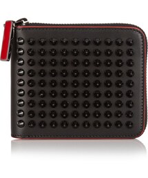 Christian Louboutin | Christian Louboutin Panettone spiked leather wallet(財布)