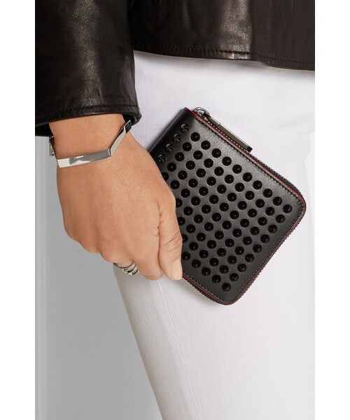Christian Louboutin（クリスチャンルブタン）の「Christian Louboutin Panettone spiked leather wallet（財布・レディース・Black）」の5枚目の写真