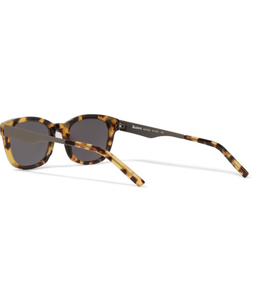 Illesteva（イレステーバ）の「Illesteva Keating D-Frame Tortoiseshell Acetate and Stainless Steel Sunglasses（サングラス・メンズ・Brown・One Size）」の4枚目の写真