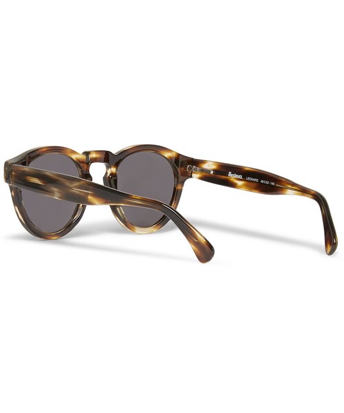 Illesteva（イレステーバ）の「Illesteva Leonard Round-Frame Tortoiseshell Acetate Sunglasses（サングラス・メンズ・Brown・One Size）」の2枚目の写真