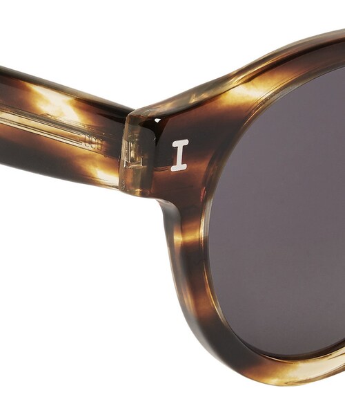 Illesteva（イレステーバ）の「Illesteva Leonard Round-Frame Tortoiseshell Acetate Sunglasses（サングラス・メンズ・Brown・One Size）」の7枚目の写真