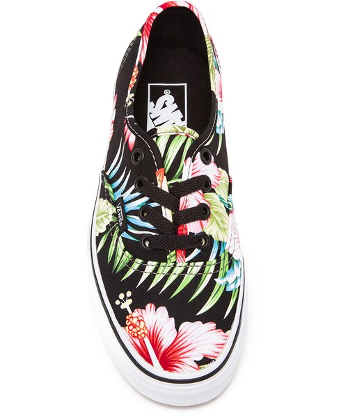 VANS（バンズ）の「Vans Hawaiian Floral Authentic Sneaker（スニーカー・レディース・Black_WZ75・6/9/7/8.5/10/6.5/7.5/8/9.5）」の6枚目の写真