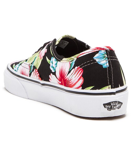 VANS（バンズ）の「Vans Hawaiian Floral Authentic Sneaker（スニーカー・レディース・Black_WZ75・6/9/7/8.5/10/6.5/7.5/8/9.5）」の4枚目の写真