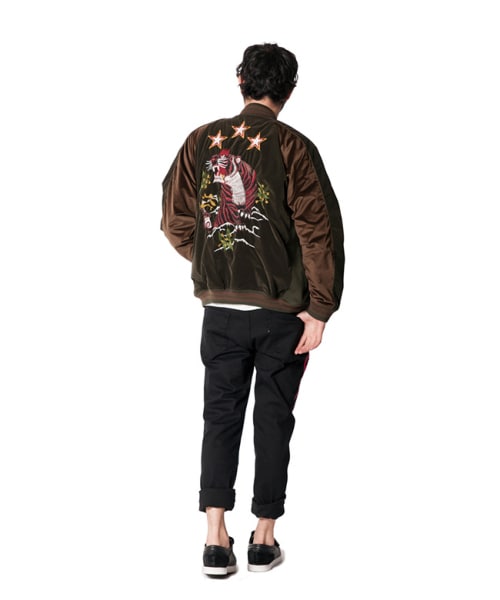 glamb Drexler スカジャン ブラック glamb（グラム）の「Drexler SKA JKT（）」 - WEAR