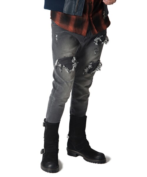 glamb(グラム)の「Scarlett denim(パンツ・メンズ・Black/Indigo/Gray・Size1/Size2/Size3/Size4)」の14枚目の写真