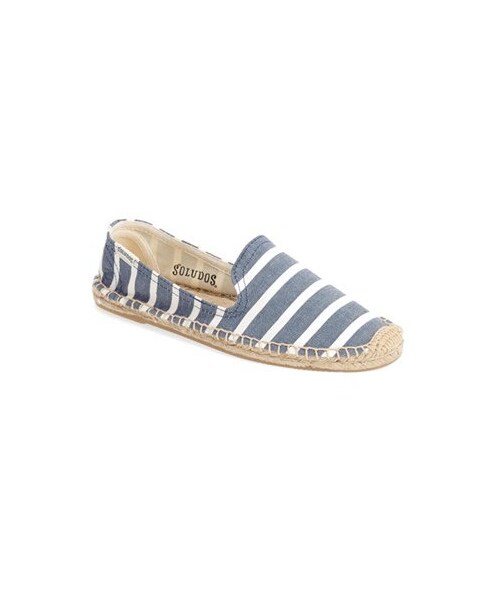 SOLUDOS（ソルドス）の「Soludos Espadrille Slip-On (Women)（シューズ・レディース・Navy/ White Stripe・10 M）」の4枚目の写真