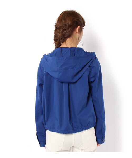 PAGEBOY（ページボーイ）の「ジップアップマウンテンパーカー（ジャケット/アウター・レディース・オフホワイト/サックス/ターコイズ）」の4枚目の写真