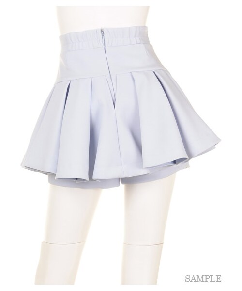 SNIDEL(スナイデル)の「ハイウエストスカートパンツ(ショートパンツ・レディース・LBLU/CHECK/NVY・0/1)」の5枚目の写真